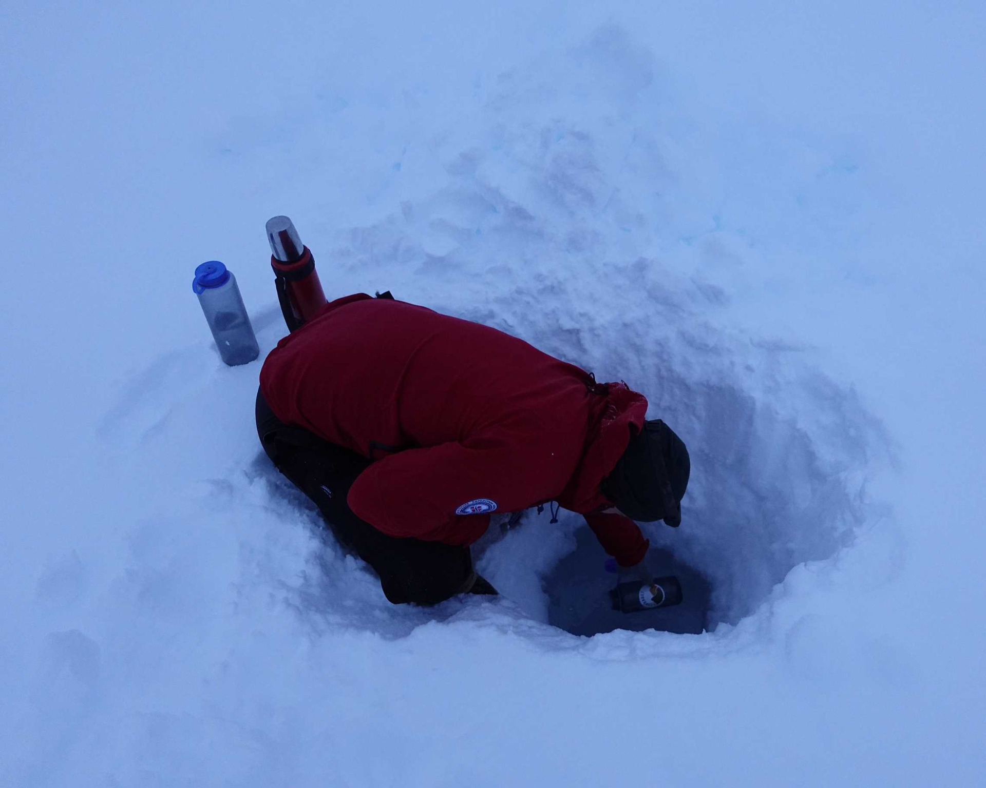 Overvann på 1250 meters høyde i februar.